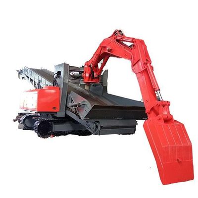 Máquina de carga y descarga de materiales para excavadoras de larga envergadura de múltiples funciones